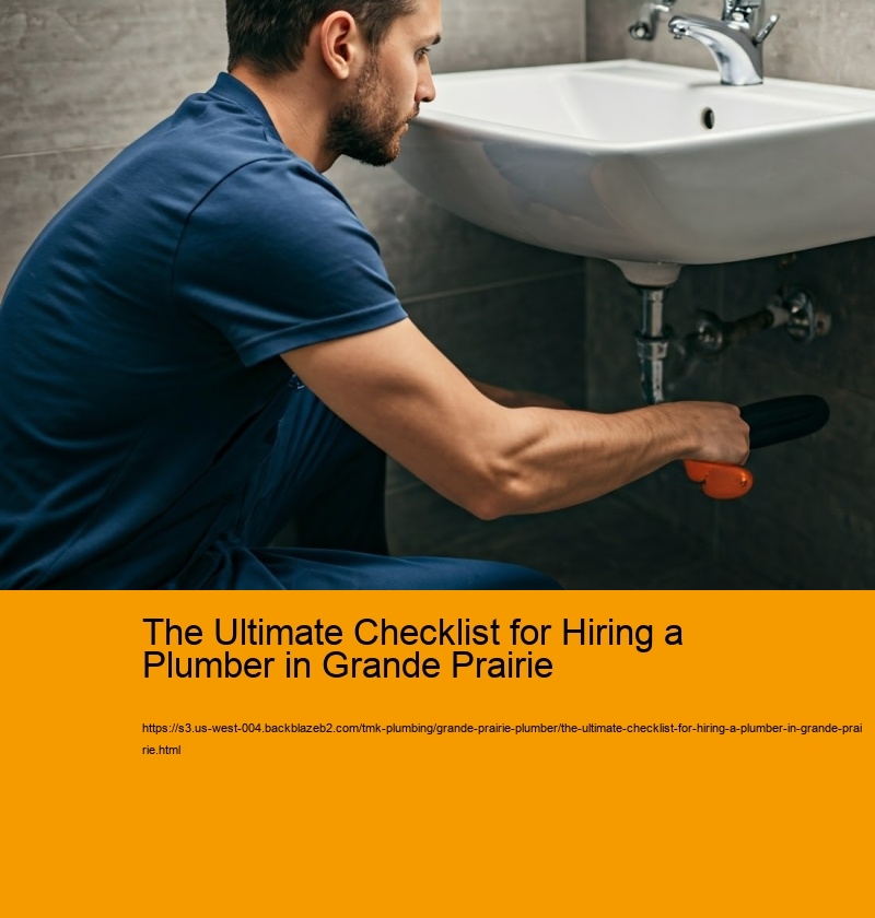 The Ultimate Checklist for Hiring a Plumber in Grande Prairie